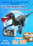 VELOCIRAPTOR CON CONTROL REMOTO / BOTA HUMO