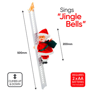 Papa Noel Subiendo Escalera (Santa Claus)